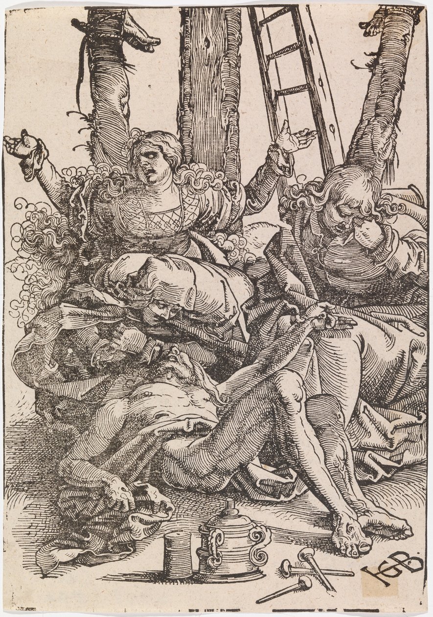 A lamentação de Cristo de Hans Baldung Grien