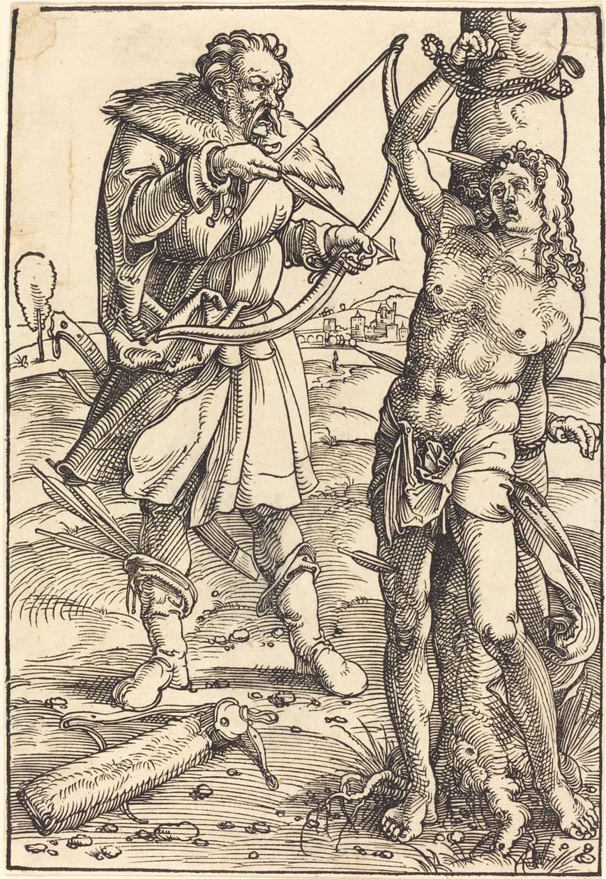 O Martírio de São Sebastião de Hans Baldung Grien