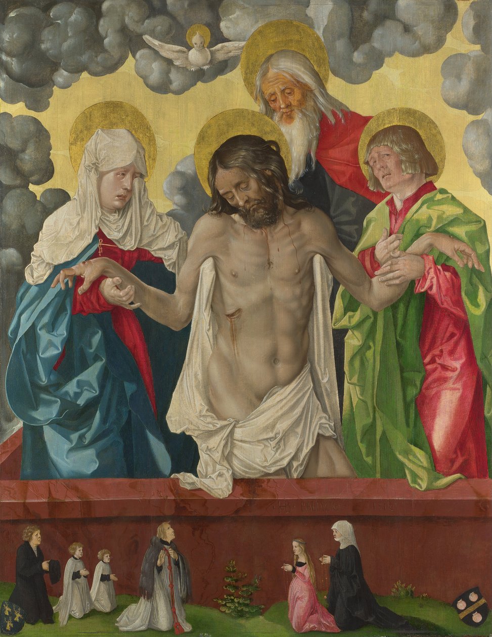 A Trindade e a Pietà mística de Hans Baldung Grien