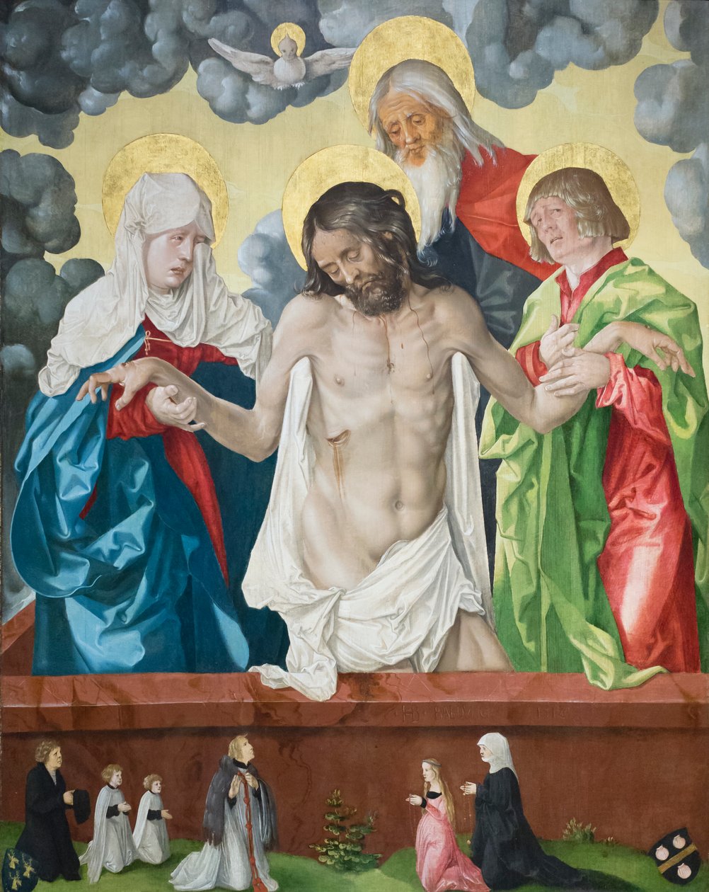 A Trindade e a Pieta mística de Hans Baldung Grien