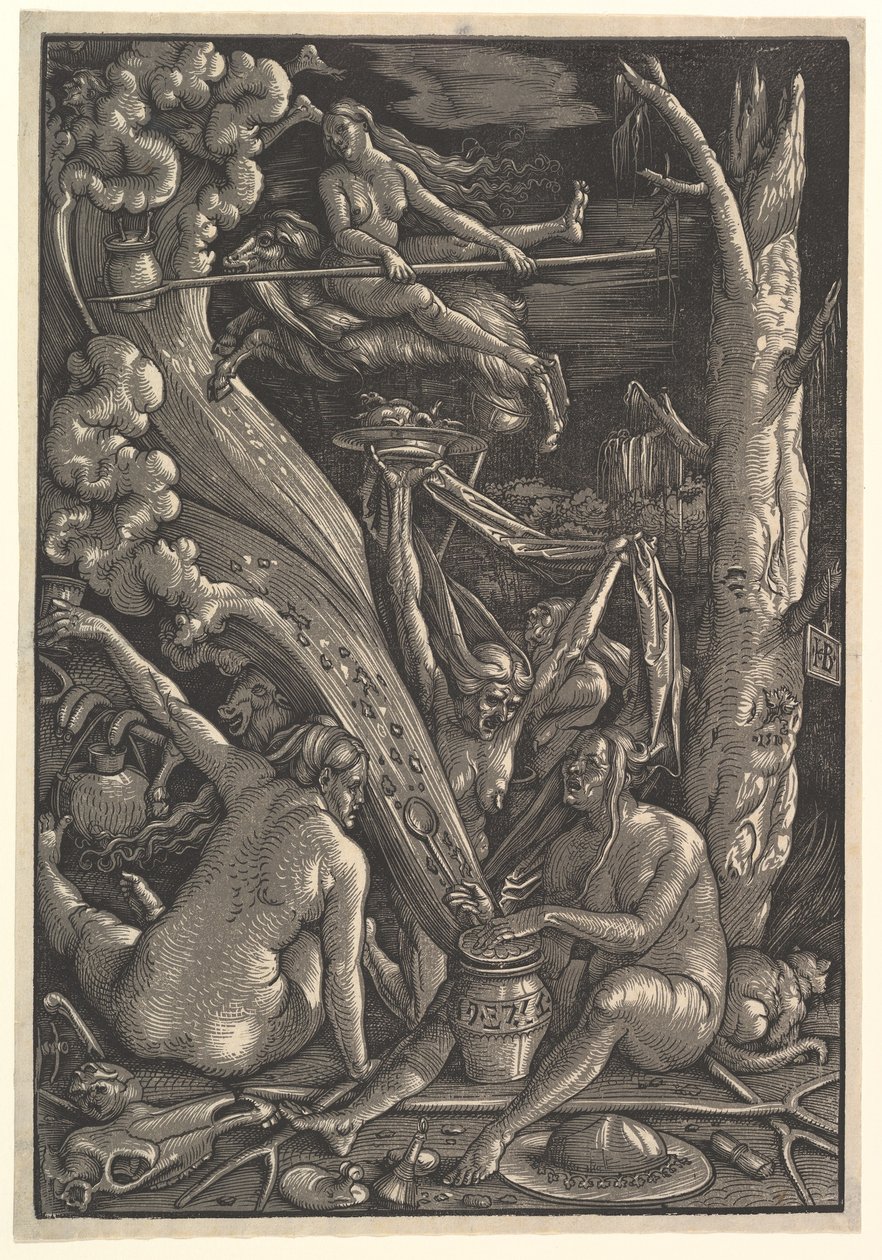 As Bruxas, 1510 de Hans Baldung Grien