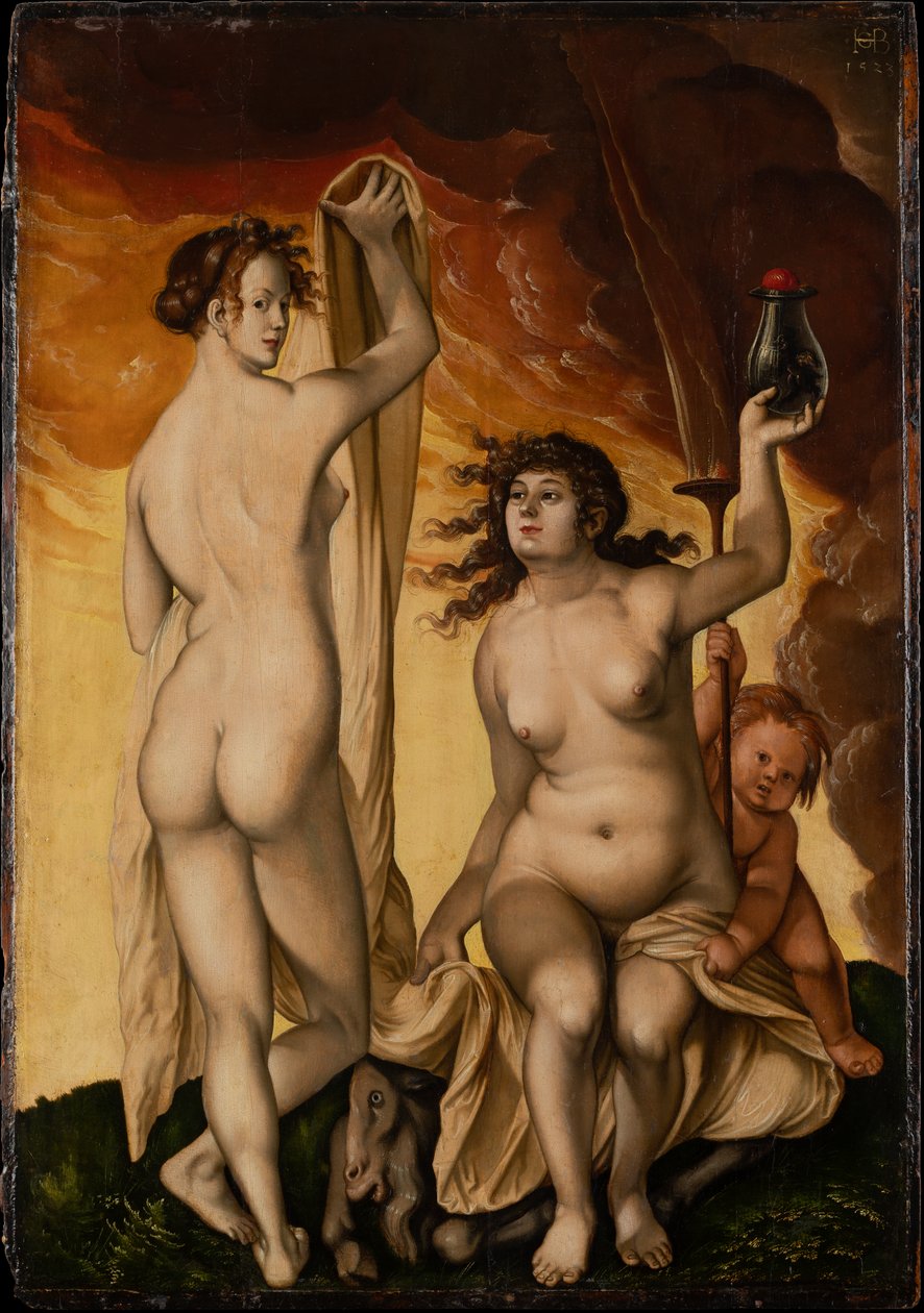 Duas bruxas de Hans Baldung Grien
