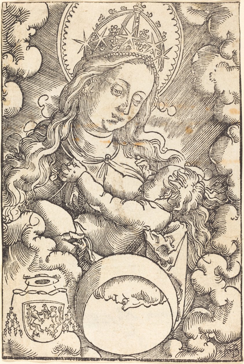 Virgem e Menino nas Nuvens de Hans Baldung Grien