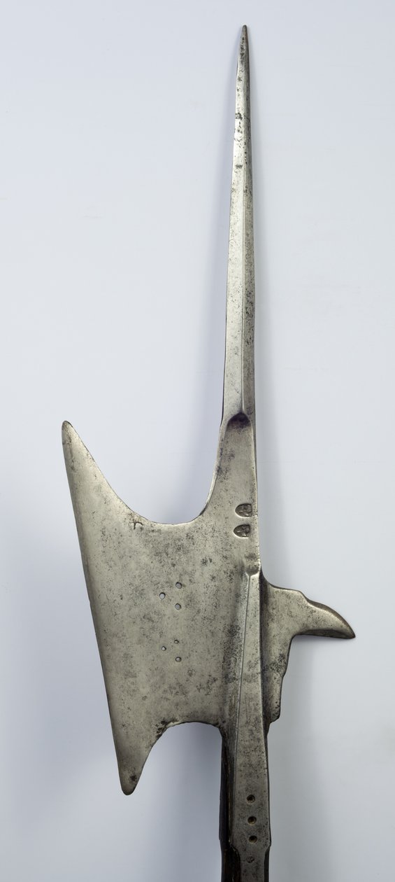 Alabarda, c.1600-25 (aço e madeira) de Hans Balthasar Bodmer
