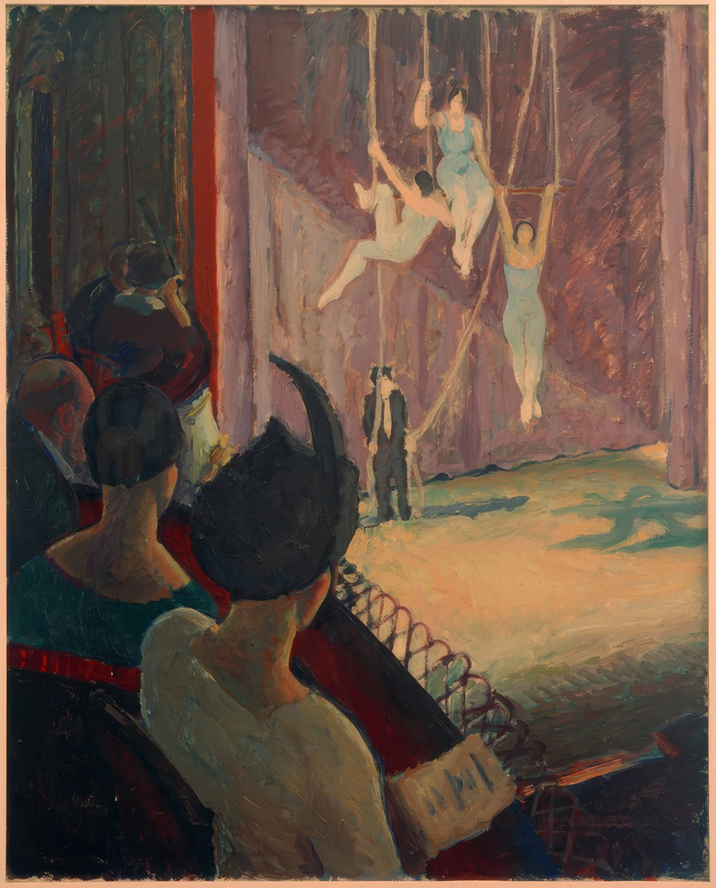 Grupo de trapézio na Varieté de Hans Barthelmess