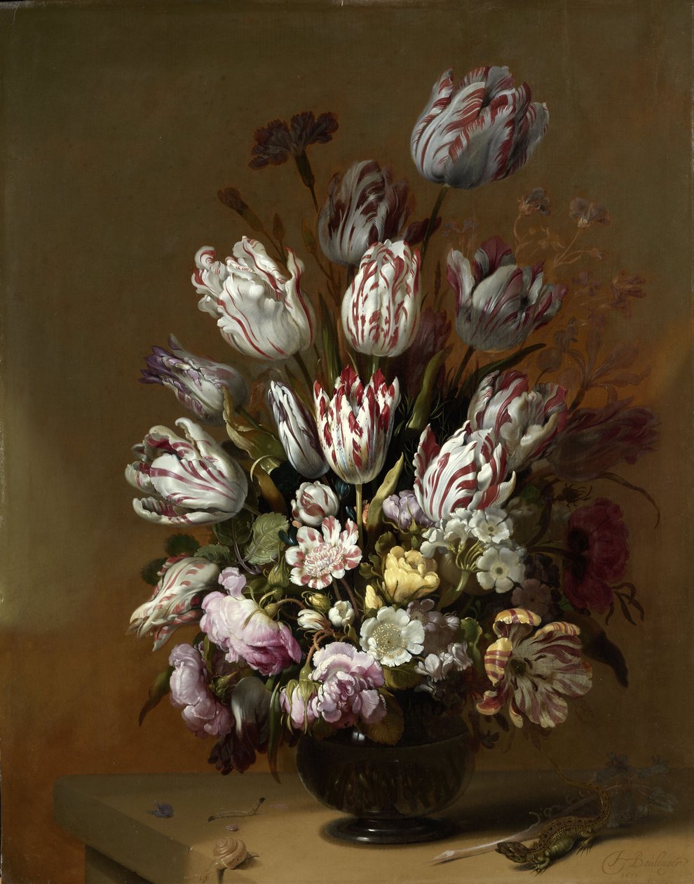 Natureza Morta Floral de Hans Bollongier