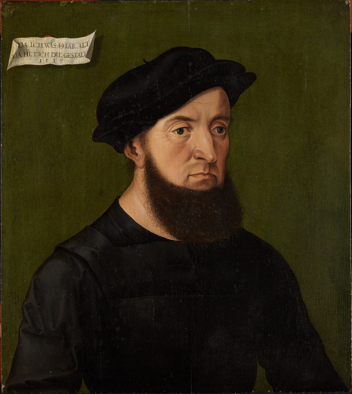 Retrato masculino de Hans Brosamer