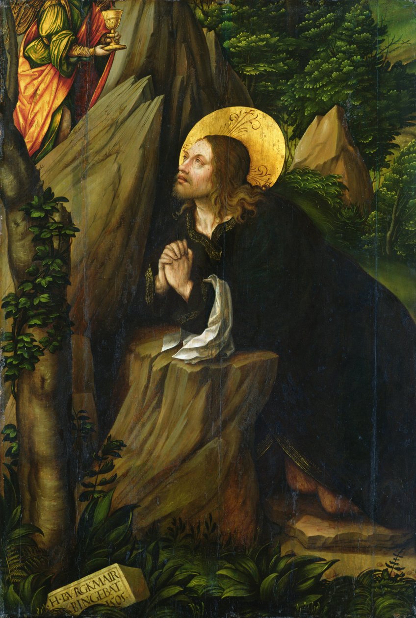 Cristo no Monte das Oliveiras, 1505 de Hans Burgkmair