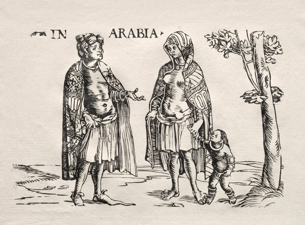 Nativos da Arábia e das Índias de Hans Burgkmair