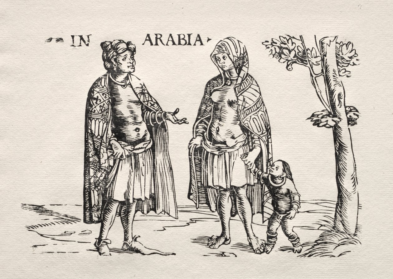 Nativos da Arábia e das Índias de Hans Burgkmair