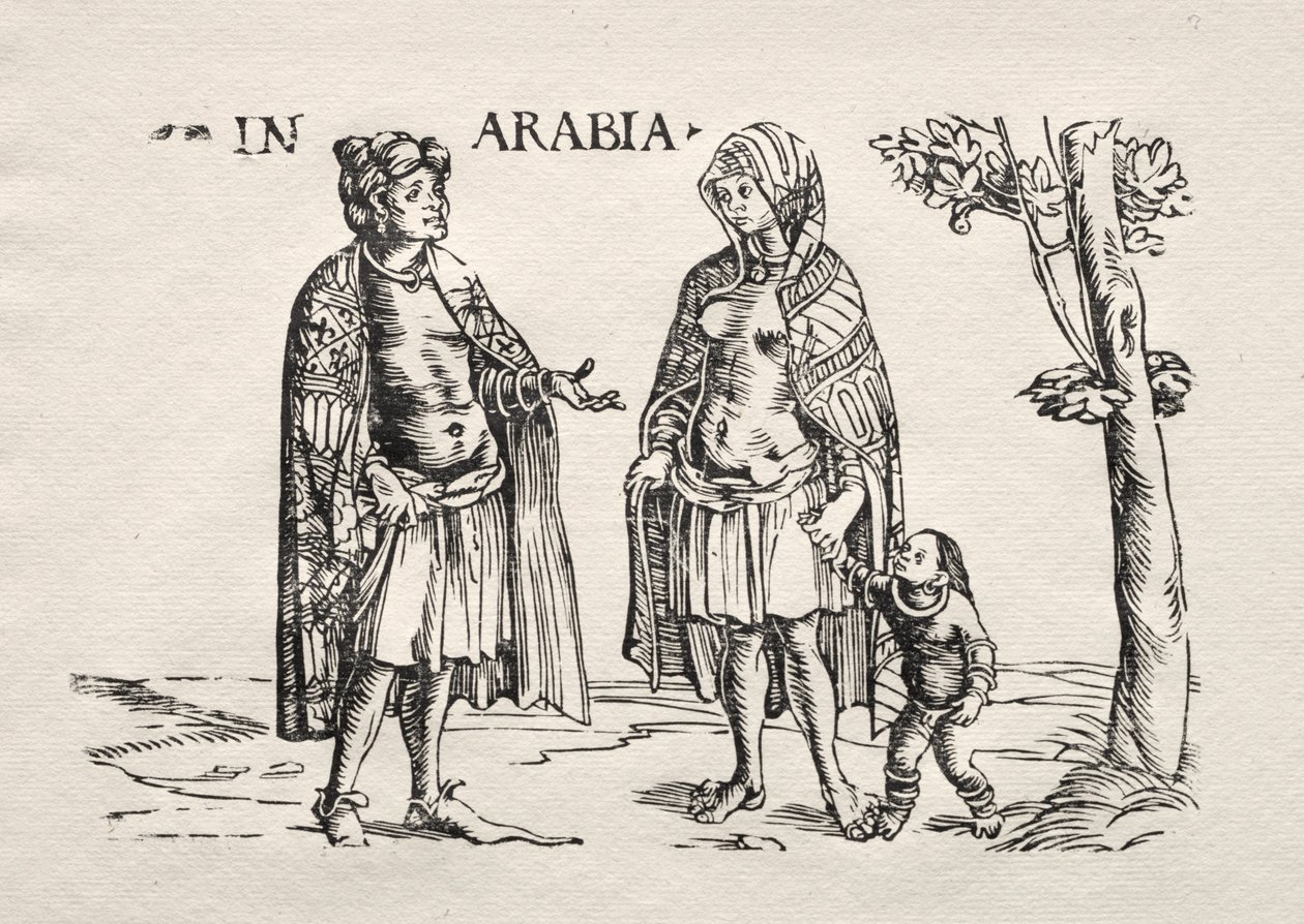 Nativos da Arábia e das Índias. de Hans Burgkmair