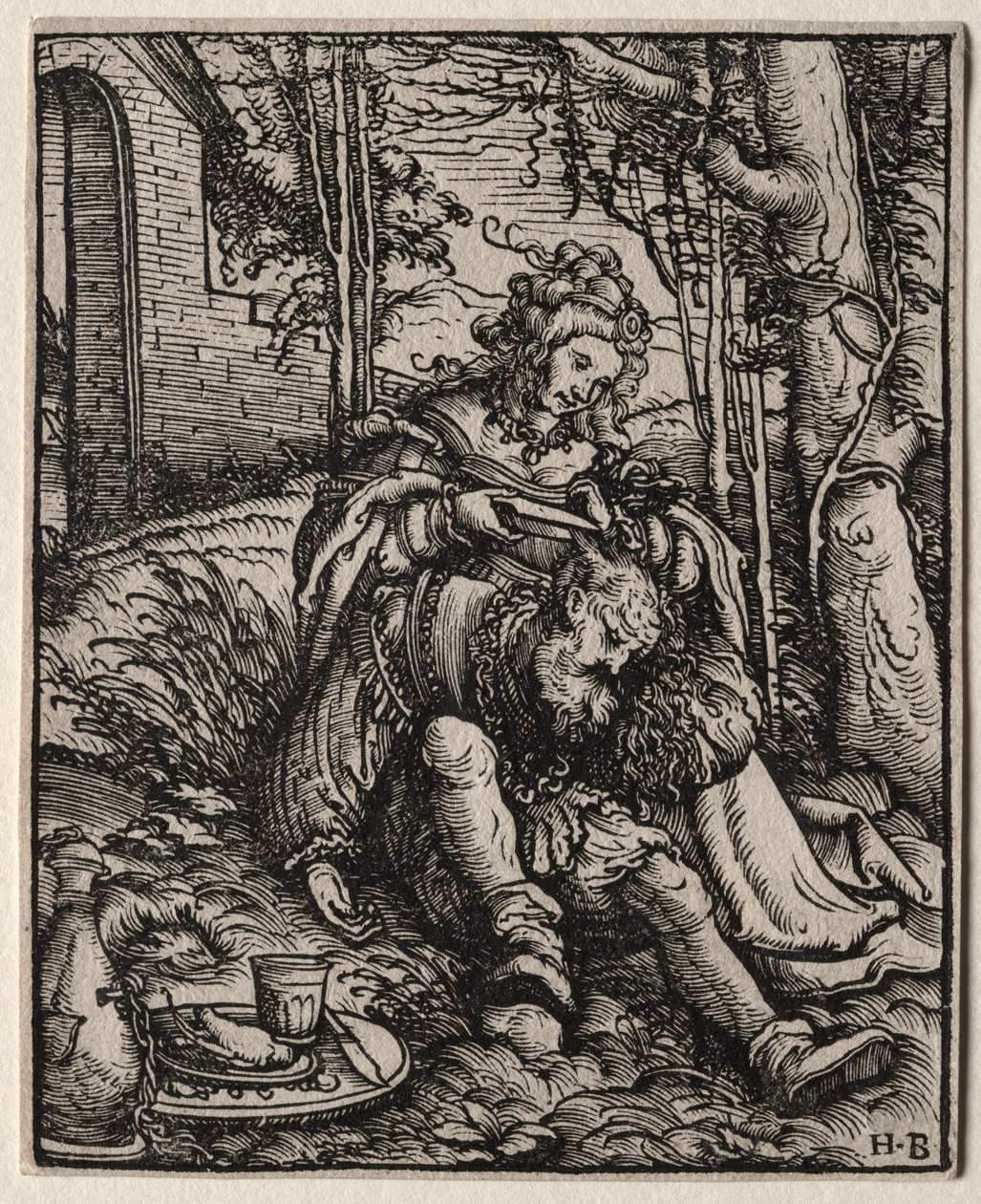 Sansão e Dalila de Hans Burgkmair