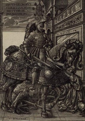 São Jorge e o Dragão de Hans Burgkmair