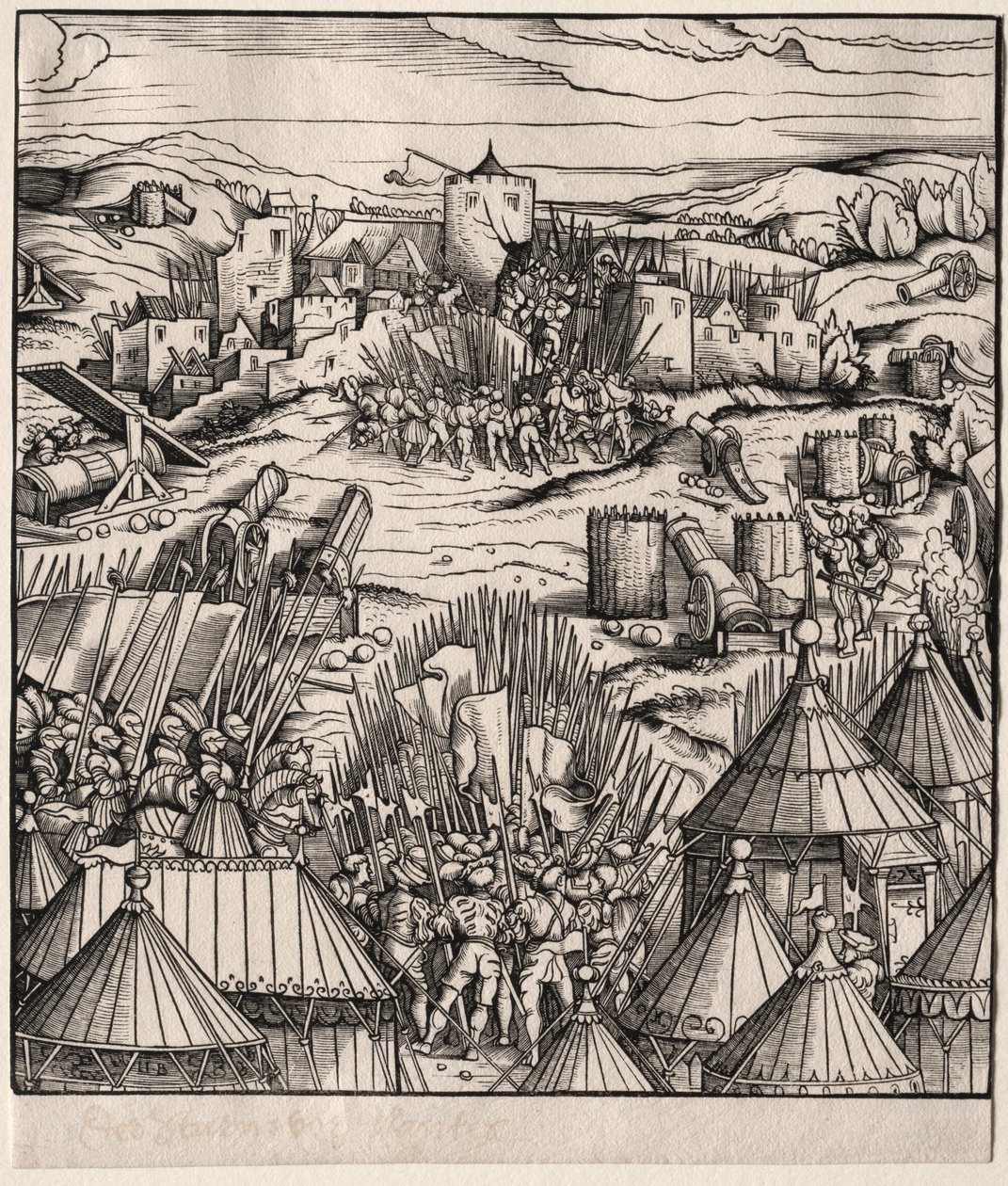 A Tomada de Nantes de Hans Burgkmair