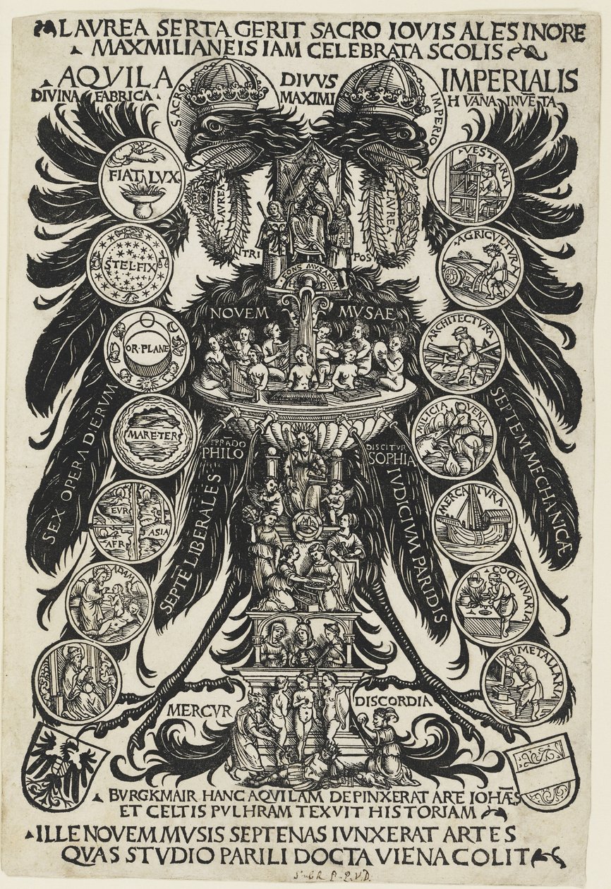 O triunfo do imperador Maximiliano, c. 1507 de Hans Burgkmair