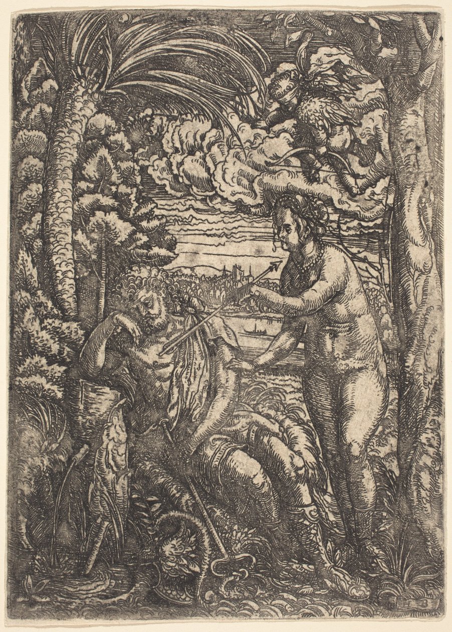 Mercúrio e Vênus de Hans Burgkmair I