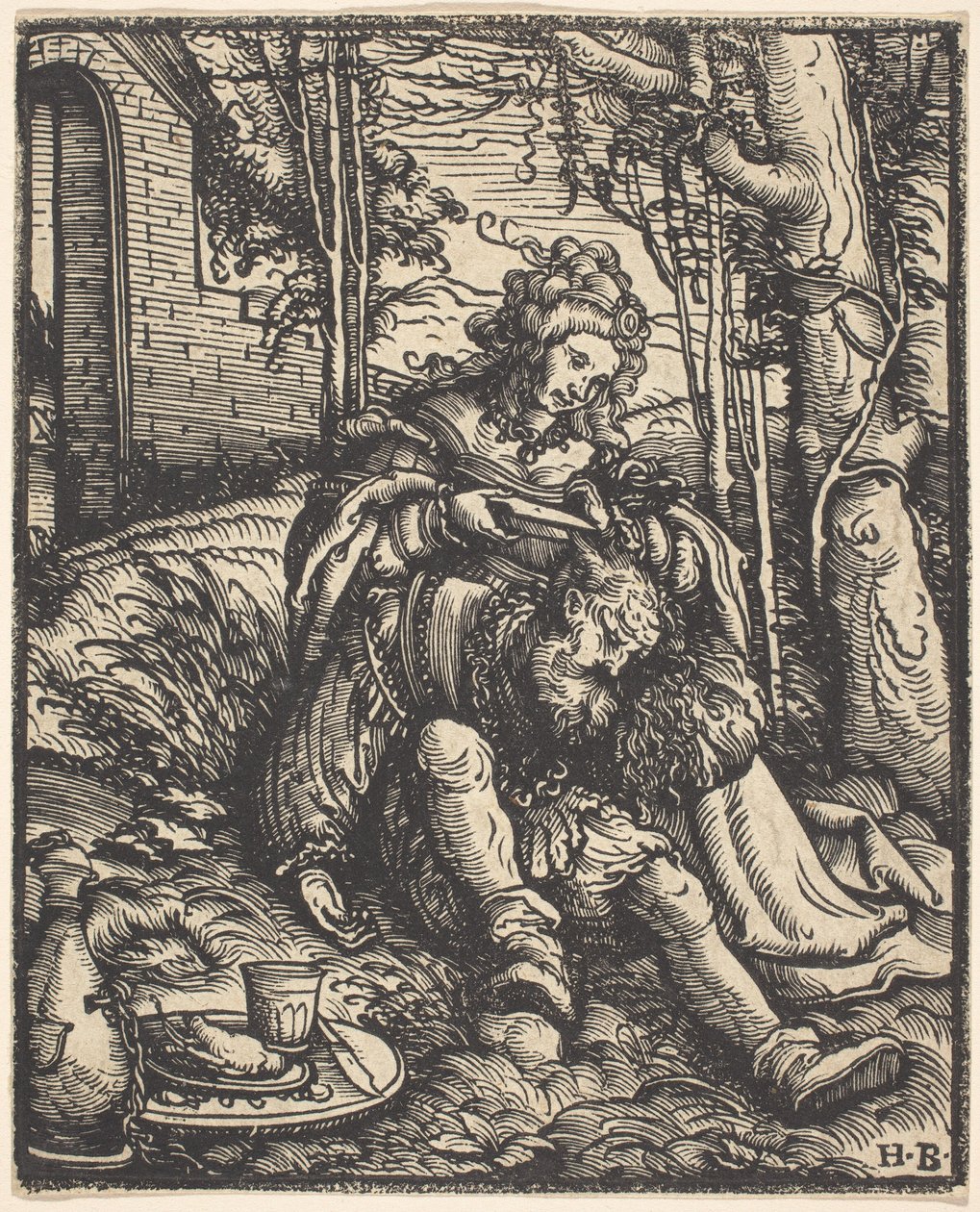 Sansão e Dalila de Hans Burgkmair I
