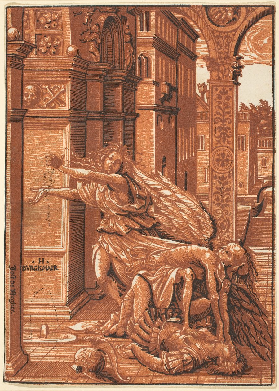 Os amantes surpreendidos pela morte de Hans Burgkmair I
