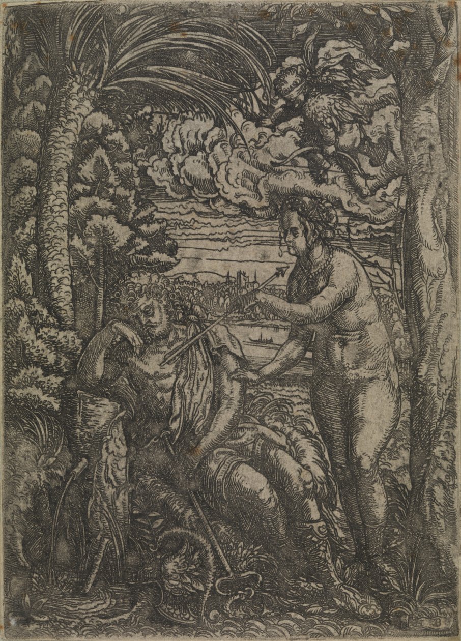 Vênus e Mercúrio de Hans Burgkmair d.Æ.