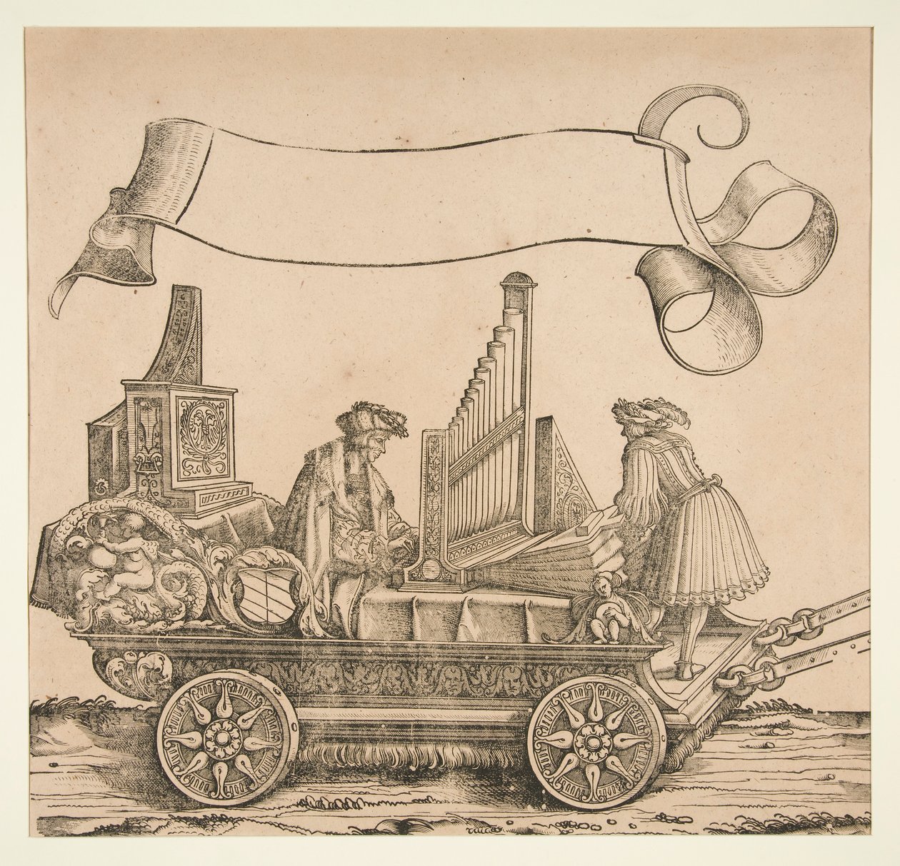 Música - Regal e Positivo de Hans Burgkmair the Elder