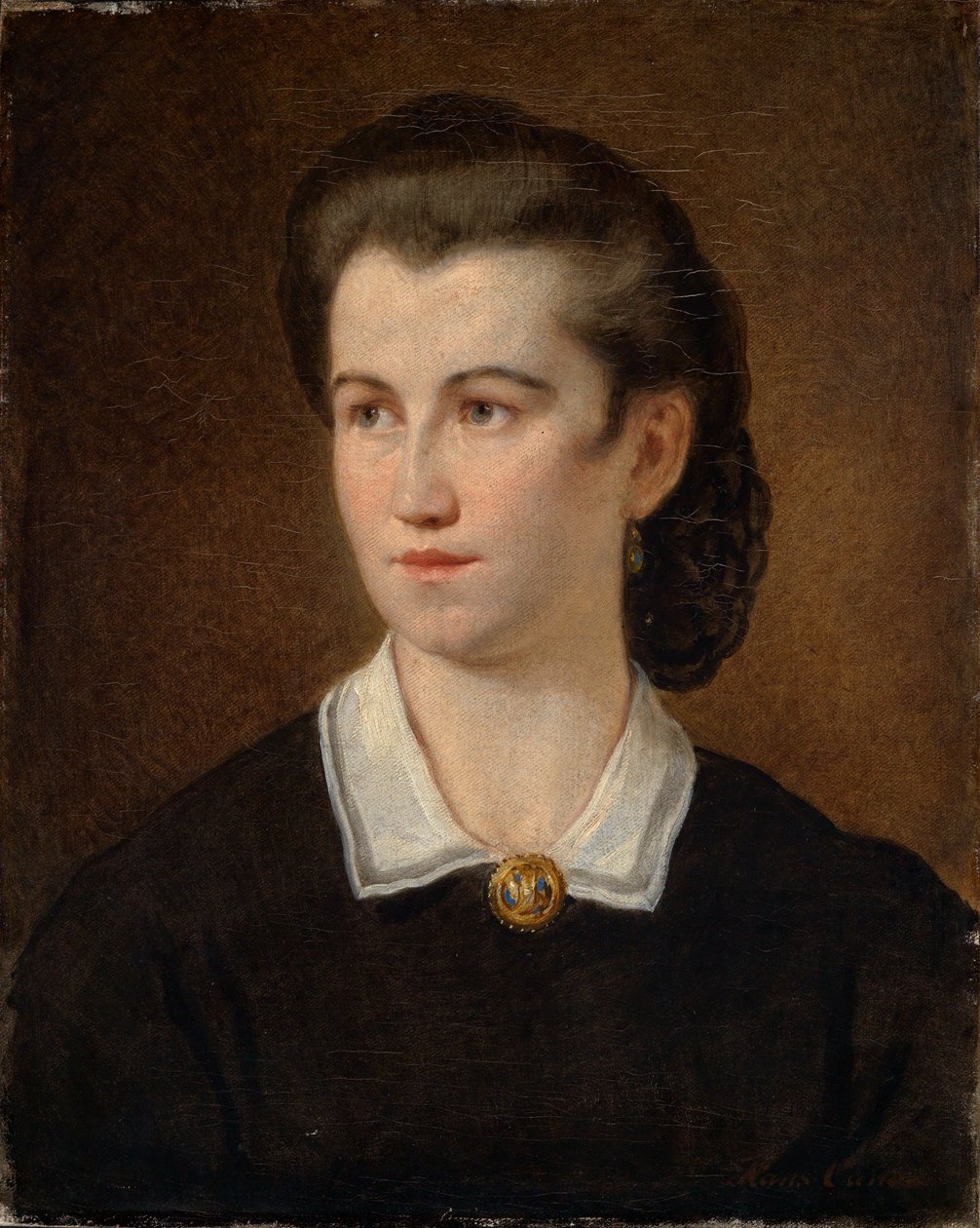 Retrato de uma jovem rapariga de Hans Canon