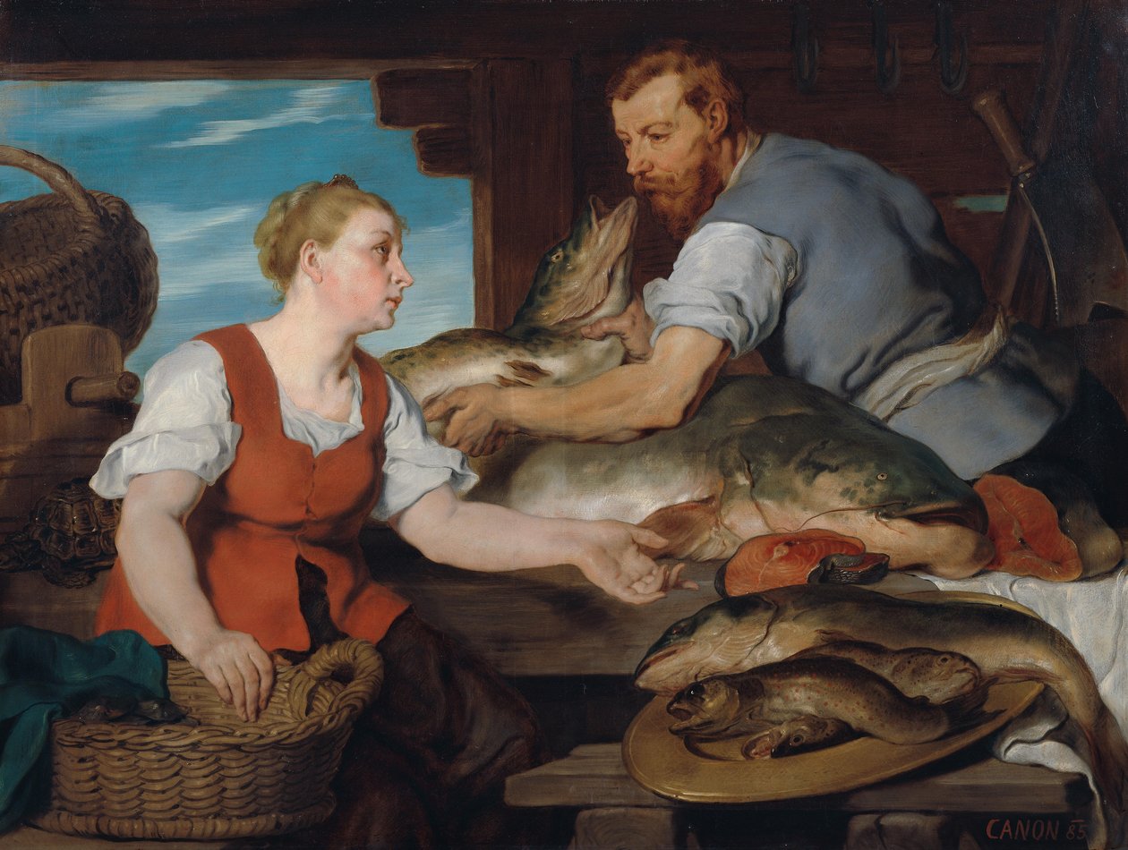 O mercado do peixe de Hans Canon