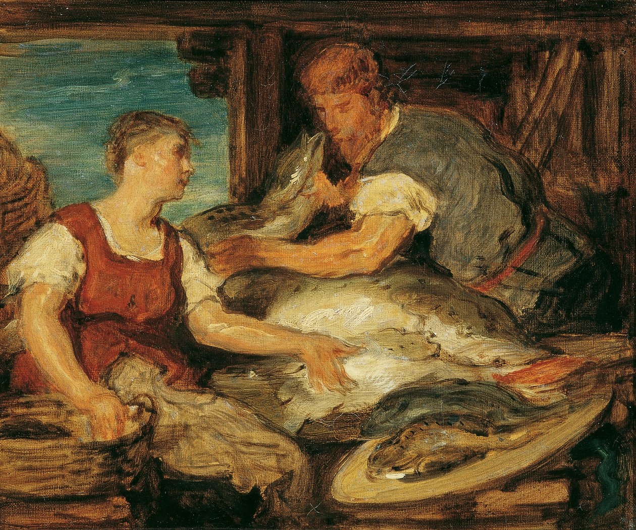 O vendedor de peixe de Hans Canon