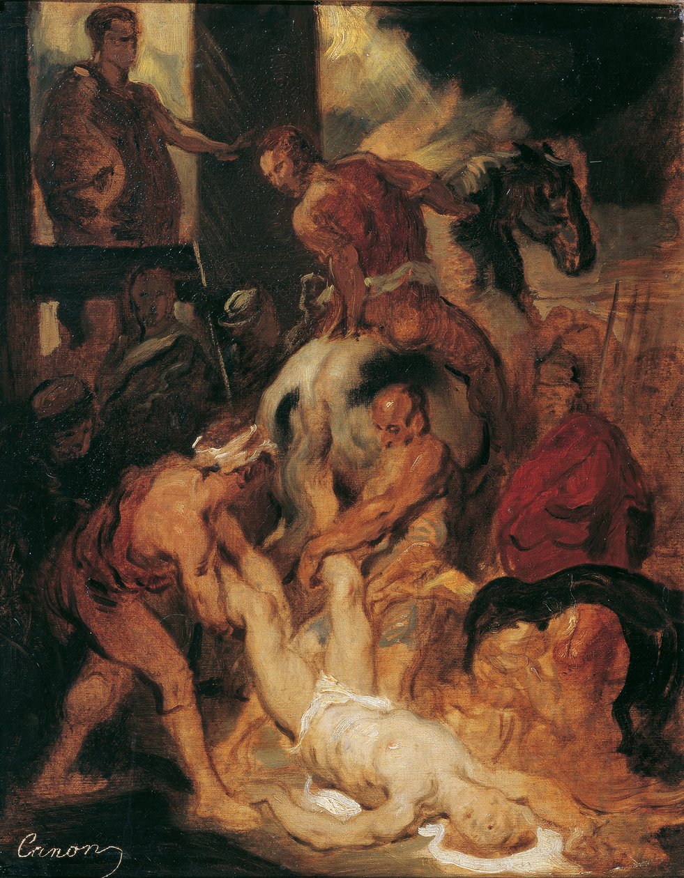 O Martírio de São Hipólito de Hans Canon