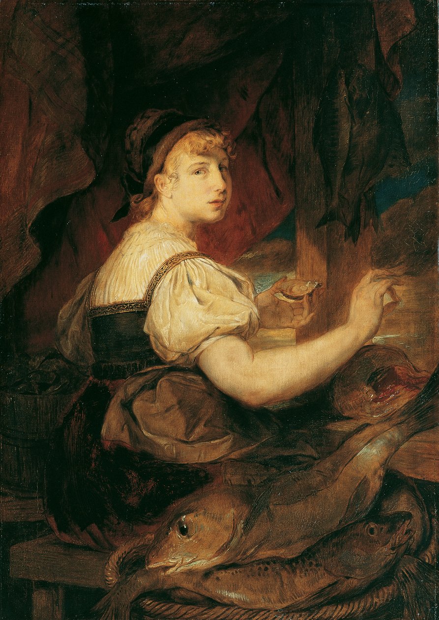 vendedor de peixe de Hans Canon