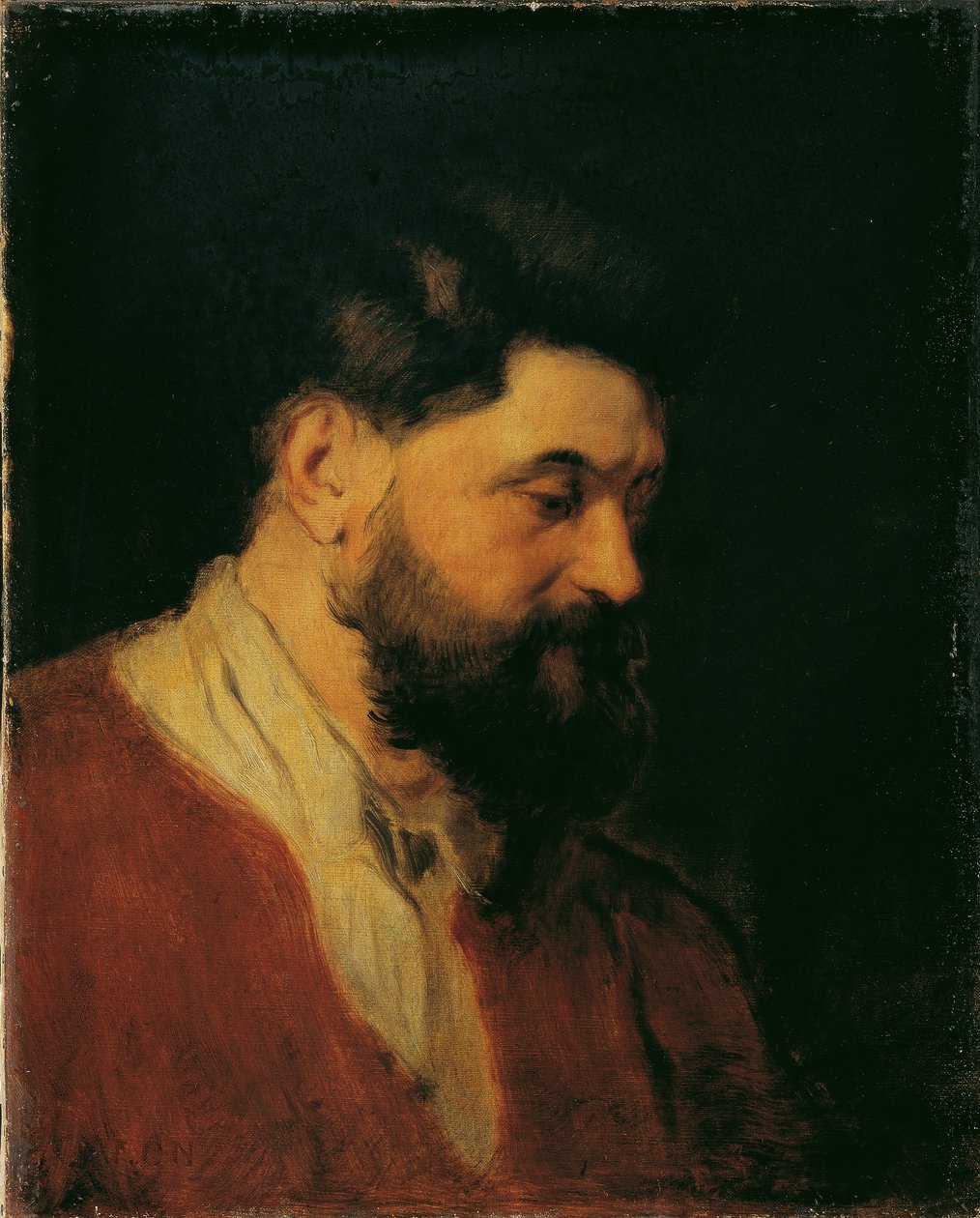 Sailor of the North Pole Expedition (Julius von Payer?) de Hans Canon