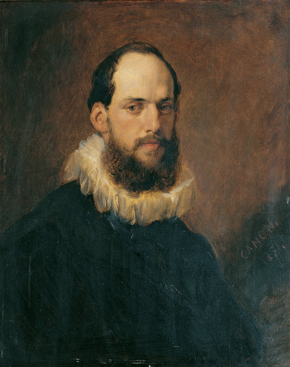 Wilhelm Wartenegg em um traje do século XVII de Hans Canon