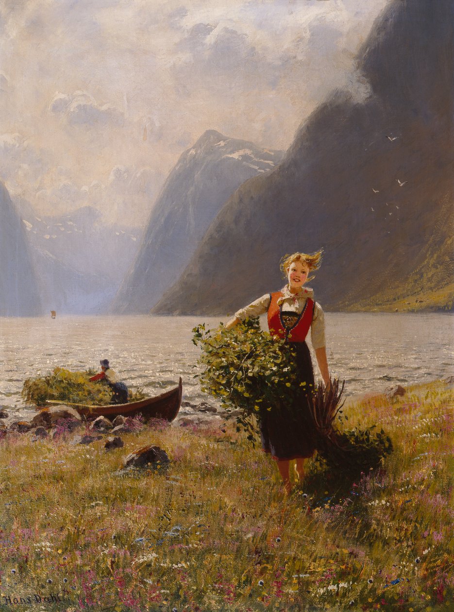 Leiteira e coque de folhas de Hans Dahl
