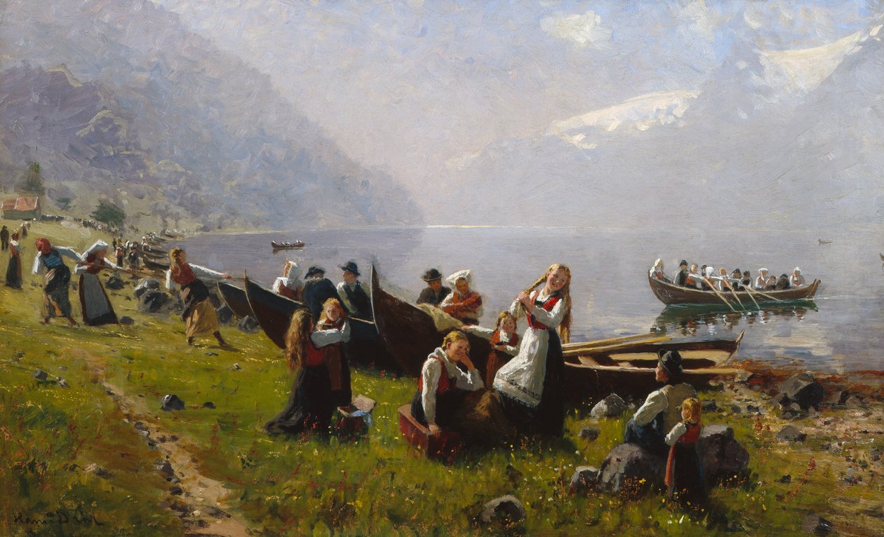 Festa de verão intermédio de Hans Dahl