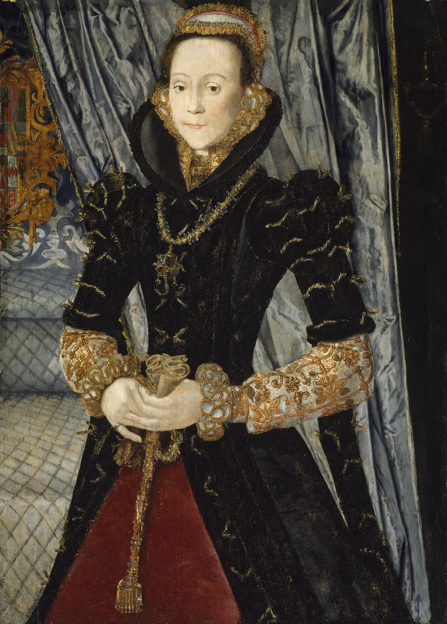 Retrato de uma senhora da família Wentworth de Hans Eworth or Ewoutsz
