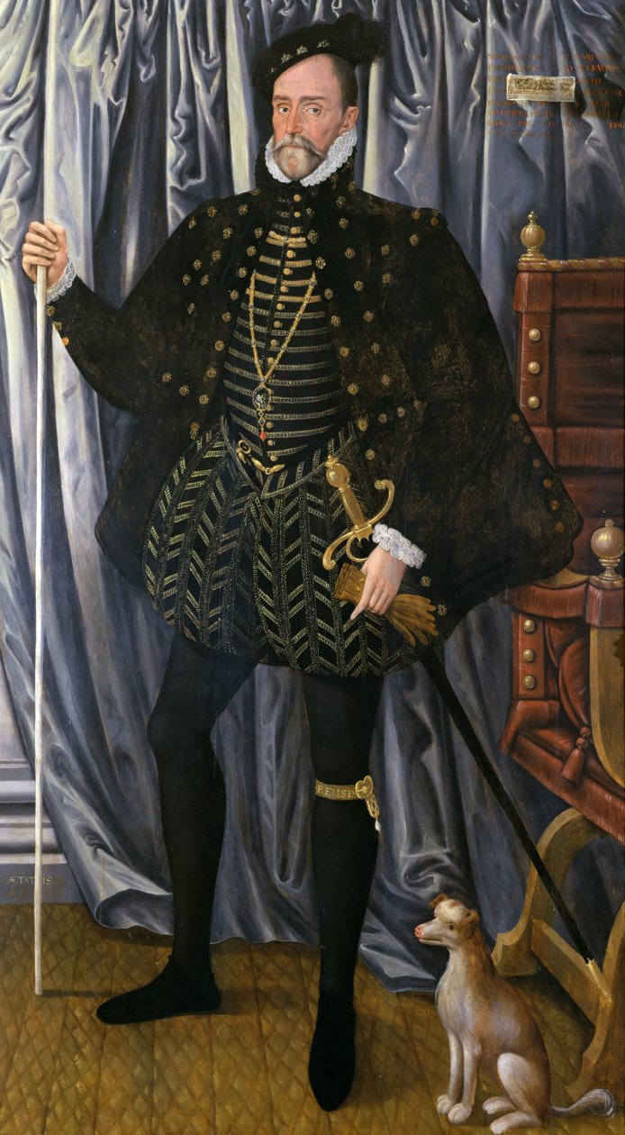 O primeiro conde de Pembroke (c.1501-70) de Hans Eworth or Ewoutsz