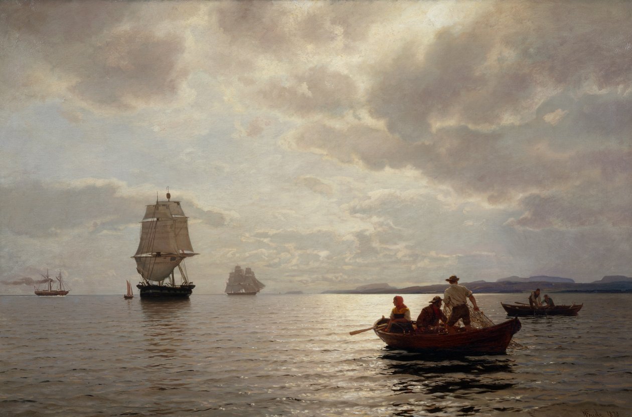 Do fiorde de Oslo de Hans Gude