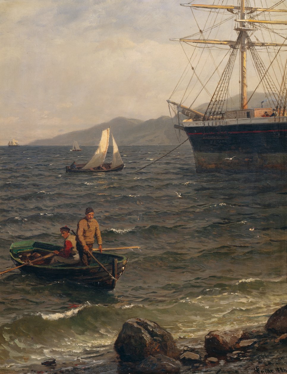 Porto norueguês de Hans Gude