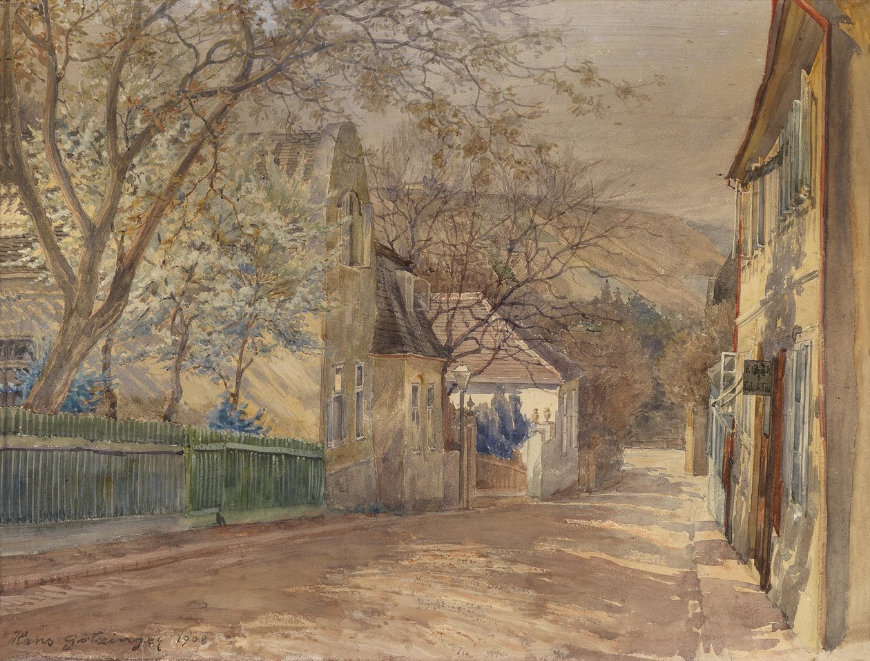 Casa Therese Krones em Heiligenstadt de Hans Götzinger