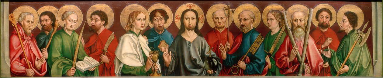 Cristo e os doze apóstolos de Hans Haider