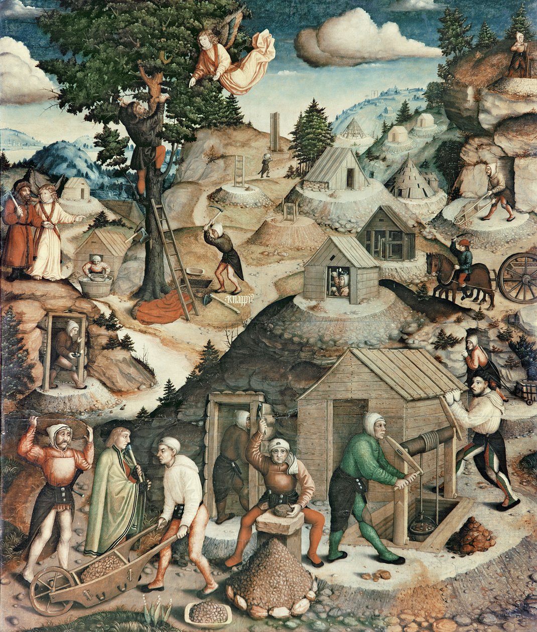 Paisagem mineira, 1521 (detalhe de 308463) de Hans Hesse