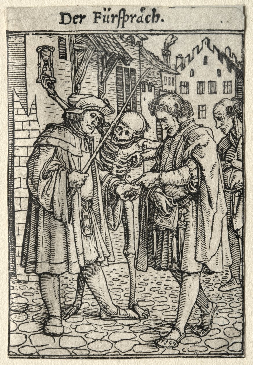 Dança da Morte: O Advogado. de Hans Holbein