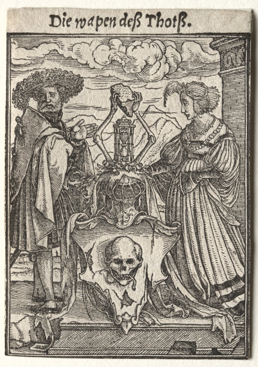 Dança da Morte: O Brasão da Morte de Hans Holbein