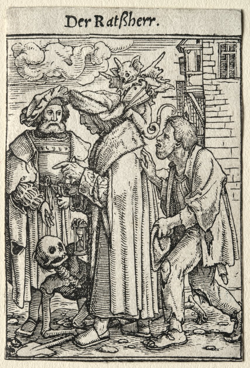 Dança da Morte: O Conselheiro de Hans Holbein