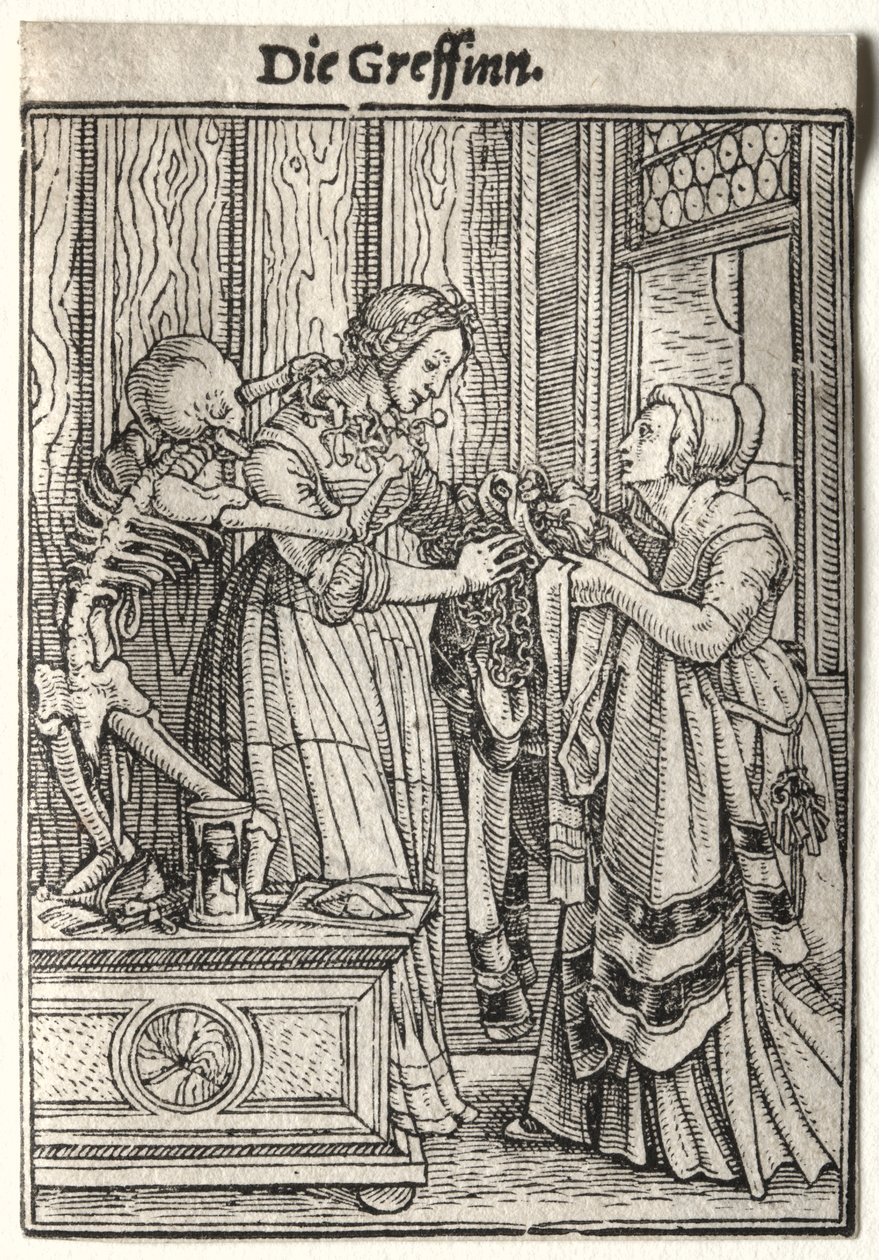 Dança da Morte: A Condessa de Hans Holbein