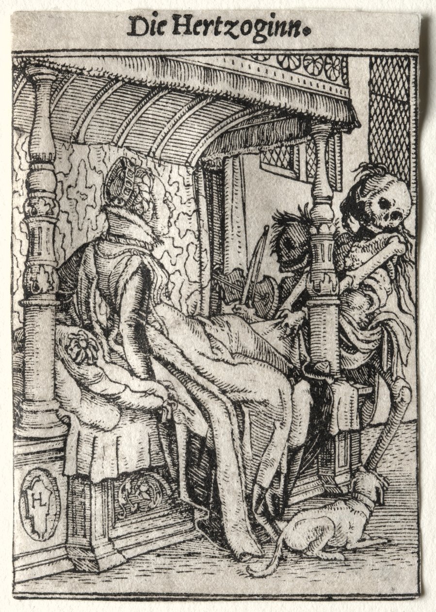 Dança da Morte: A Duquesa de Hans Holbein