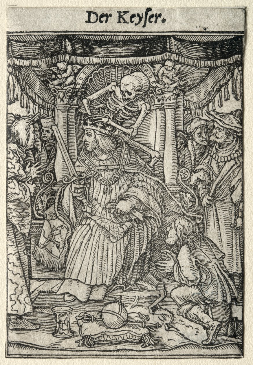 Dança da Morte: O Imperador de Hans Holbein