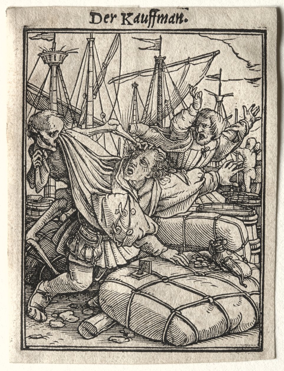 Dança da Morte: O Mercador de Hans Holbein