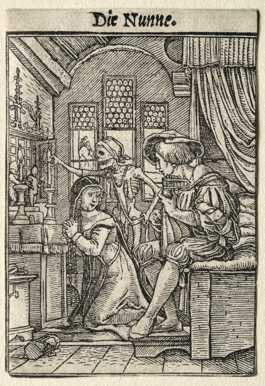 Dança da Morte: A Freira de Hans Holbein