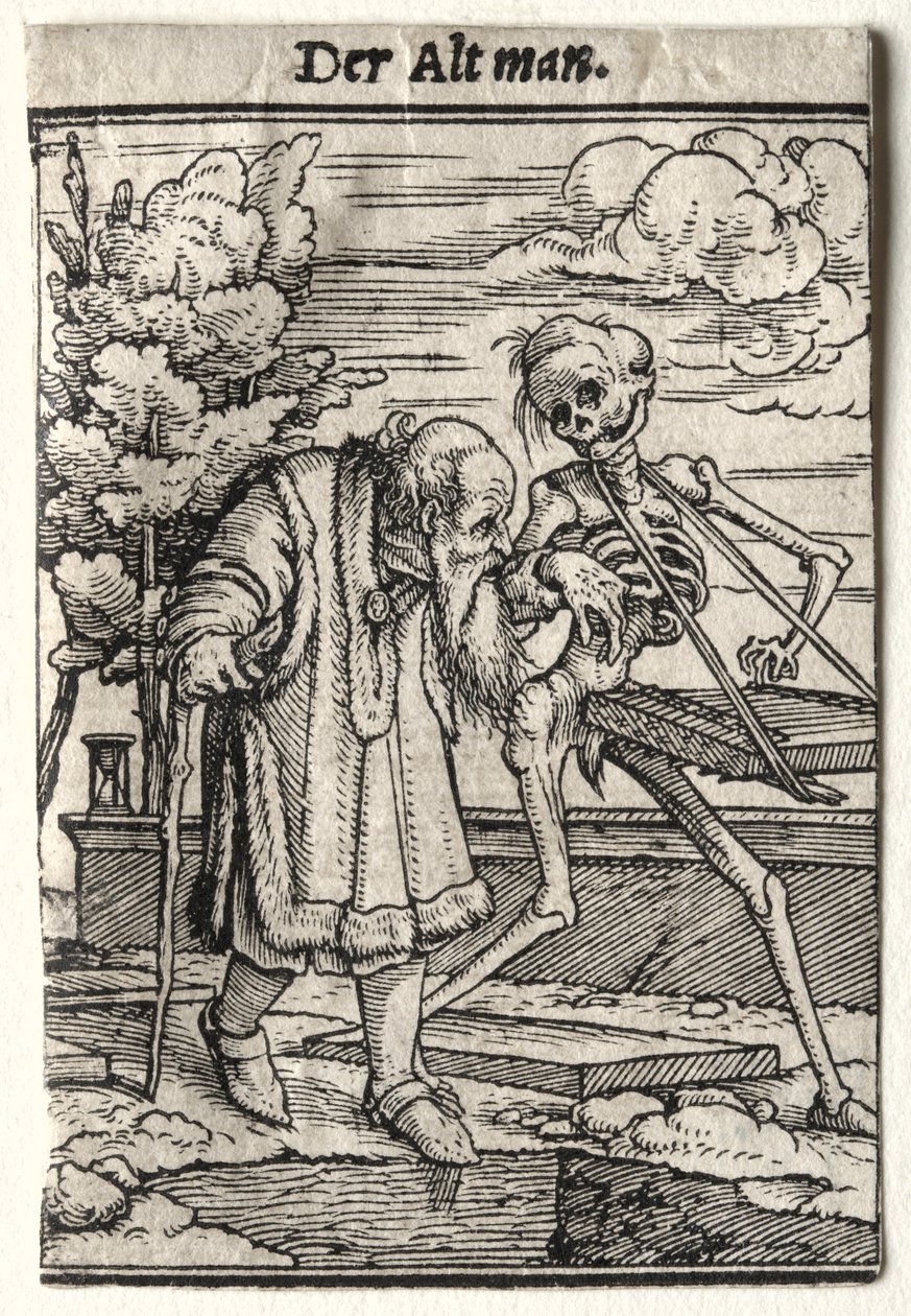 Dança da Morte: O Velho de Hans Holbein