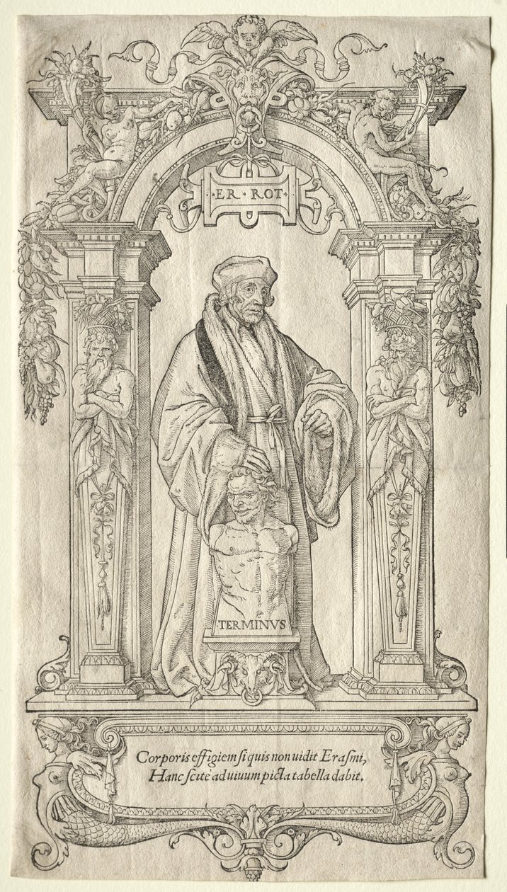 Erasmus de Roterdã. de Hans Holbein